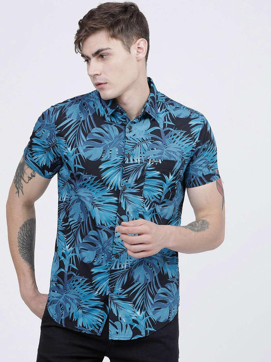 Men's Tropical Printed Shirt