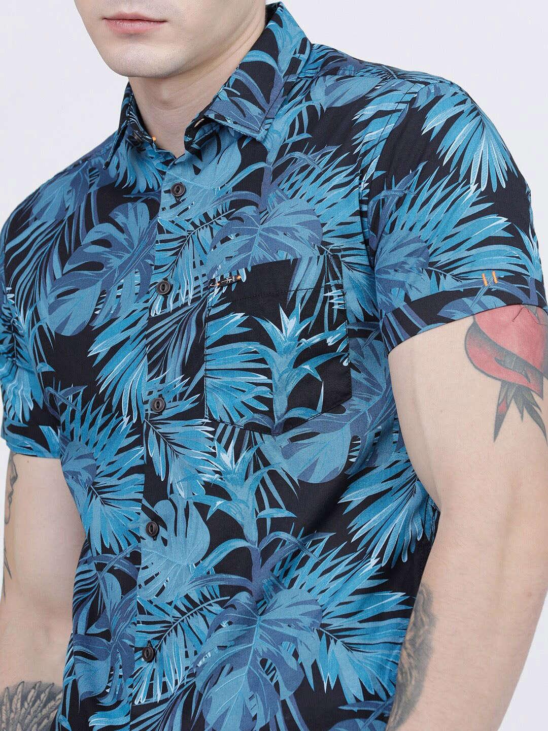 Men's Tropical Printed Shirt