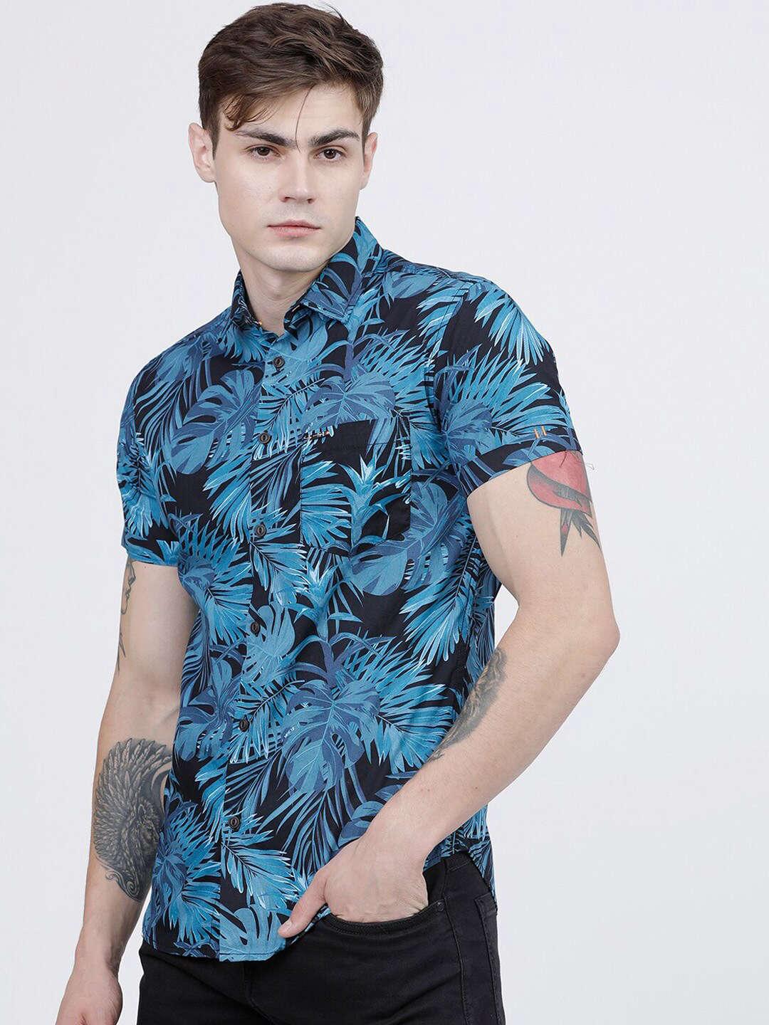 Men's Tropical Printed Shirt