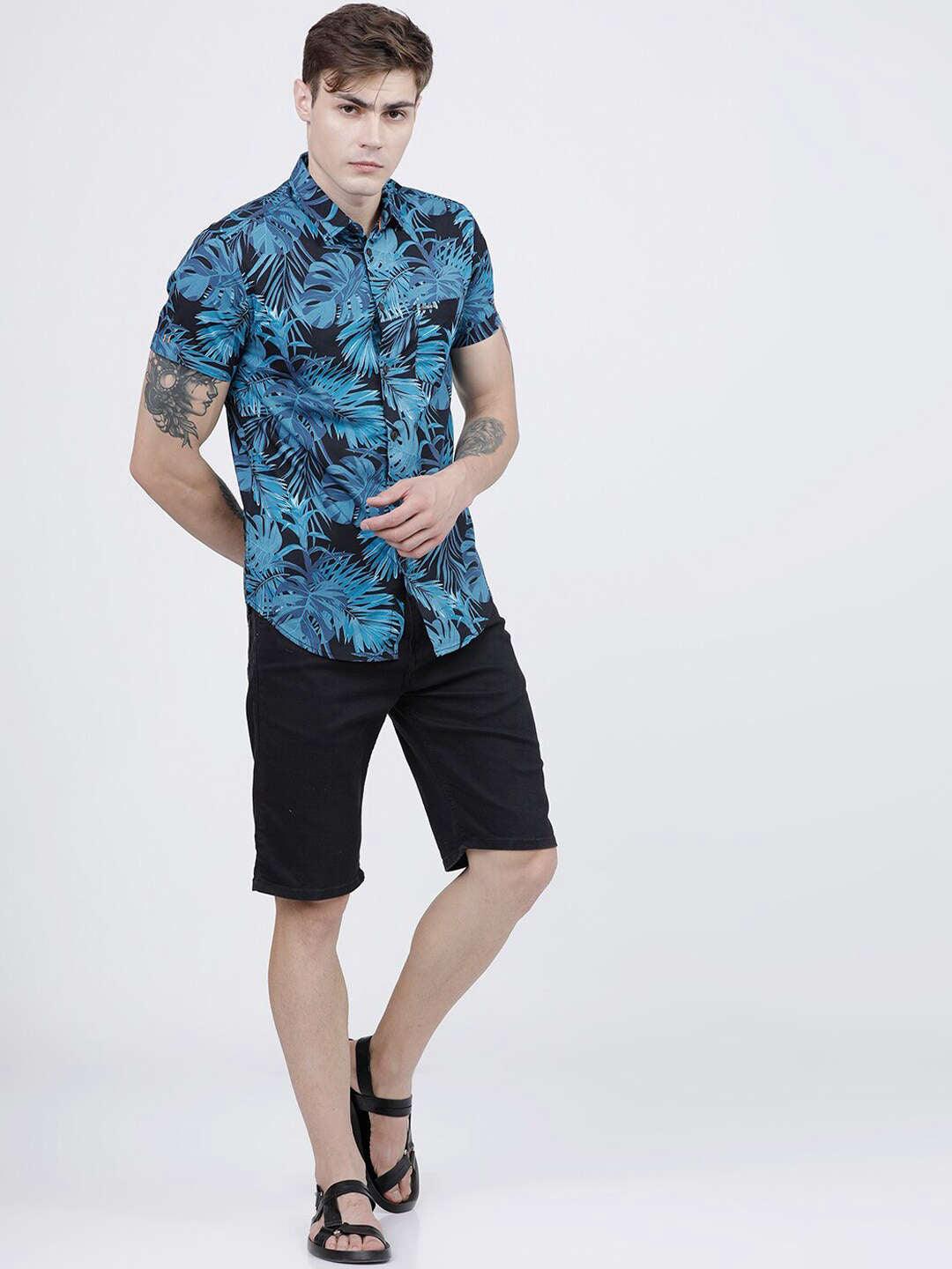 Men's Tropical Printed Shirt