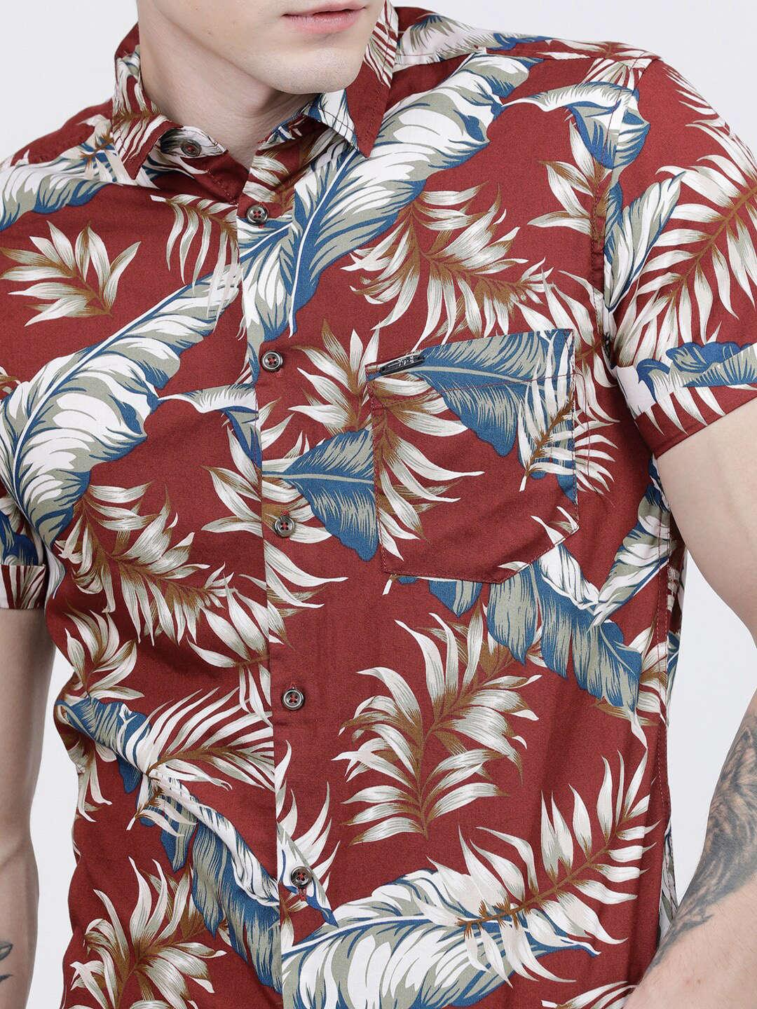 Men's Tropical Printed Shirt