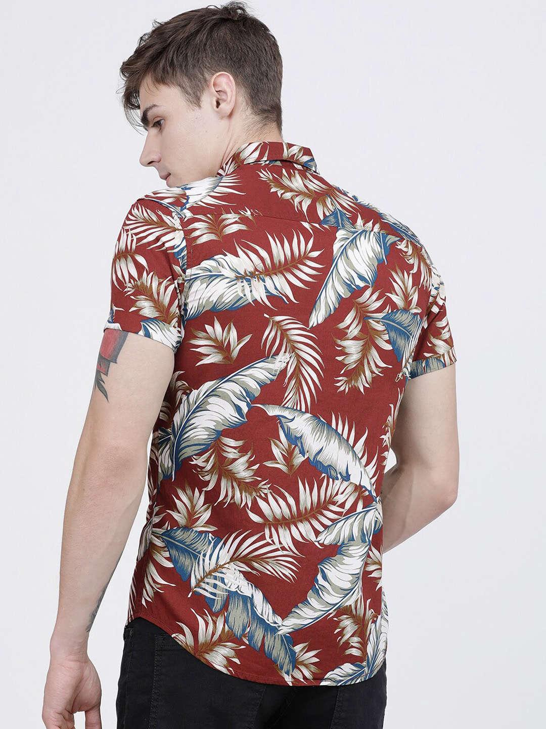 Men's Tropical Printed Shirt