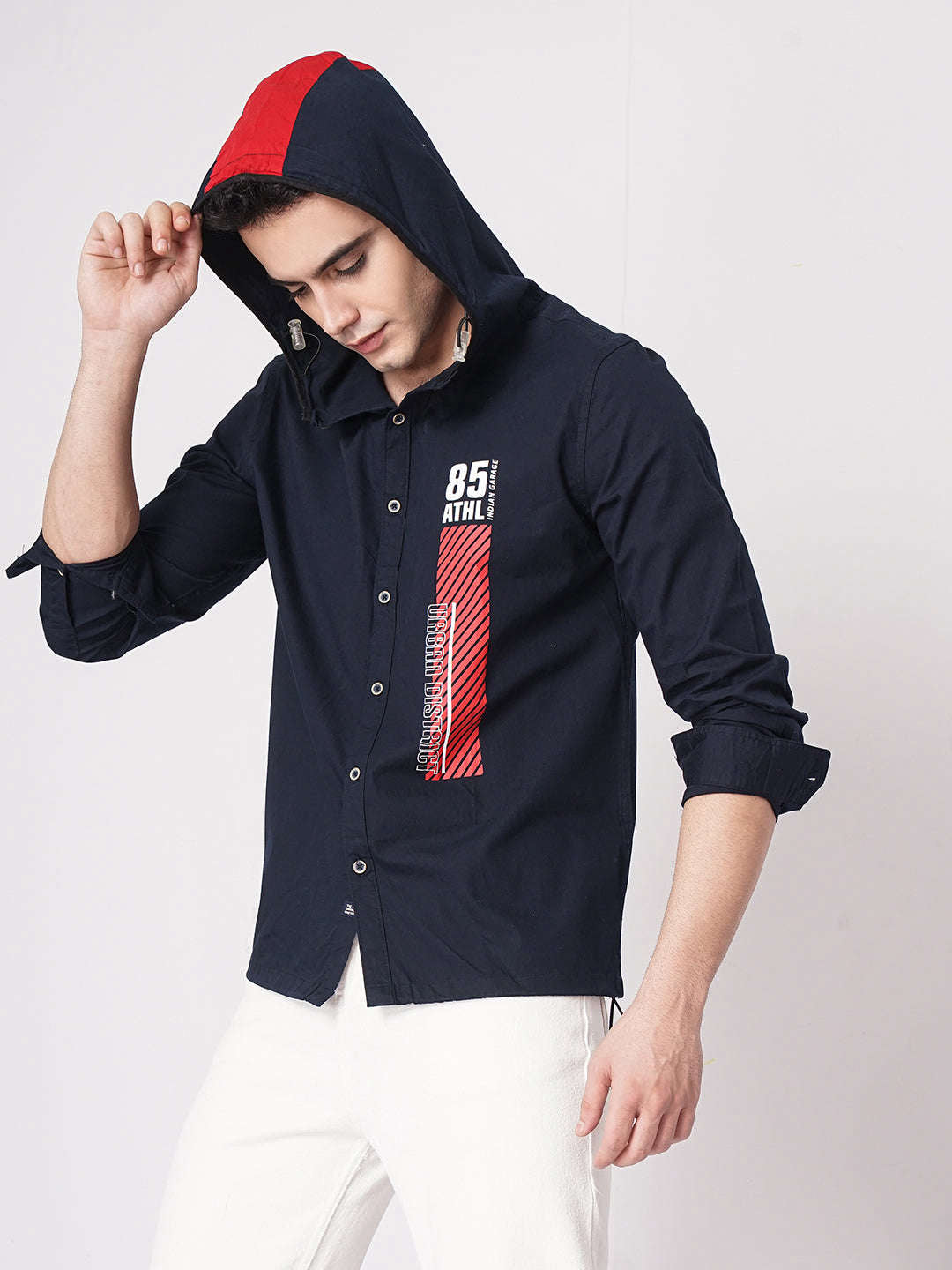 Men's Hooded Shirt