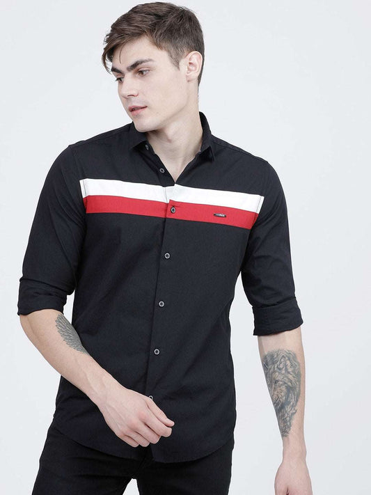 Men's Color Block Shirt