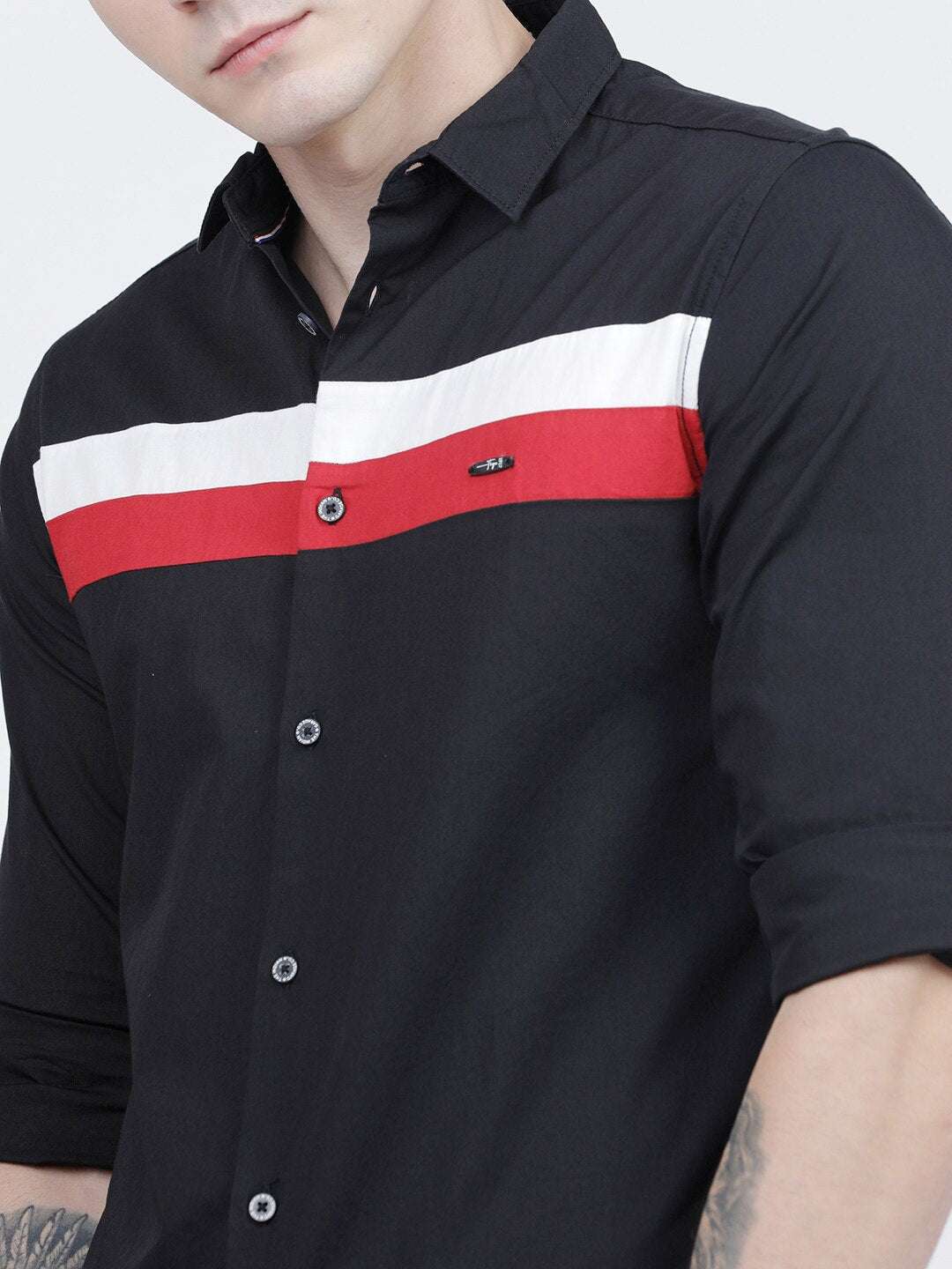 Men's Color Block Shirt