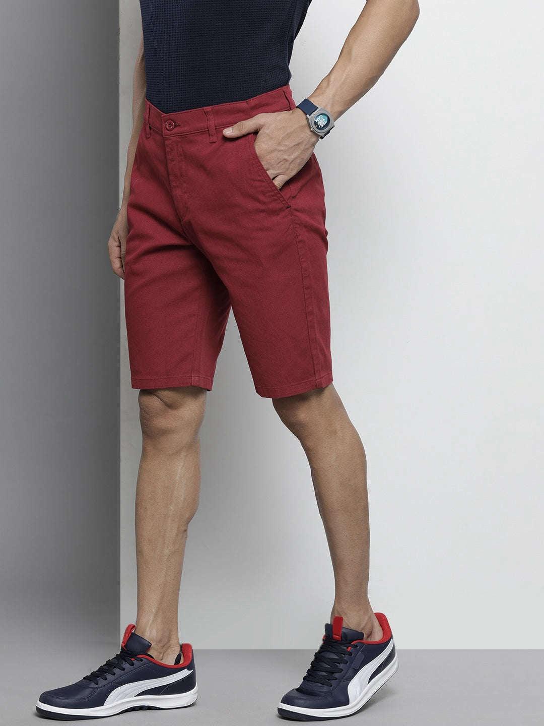 Men's Solid Chino Shorts