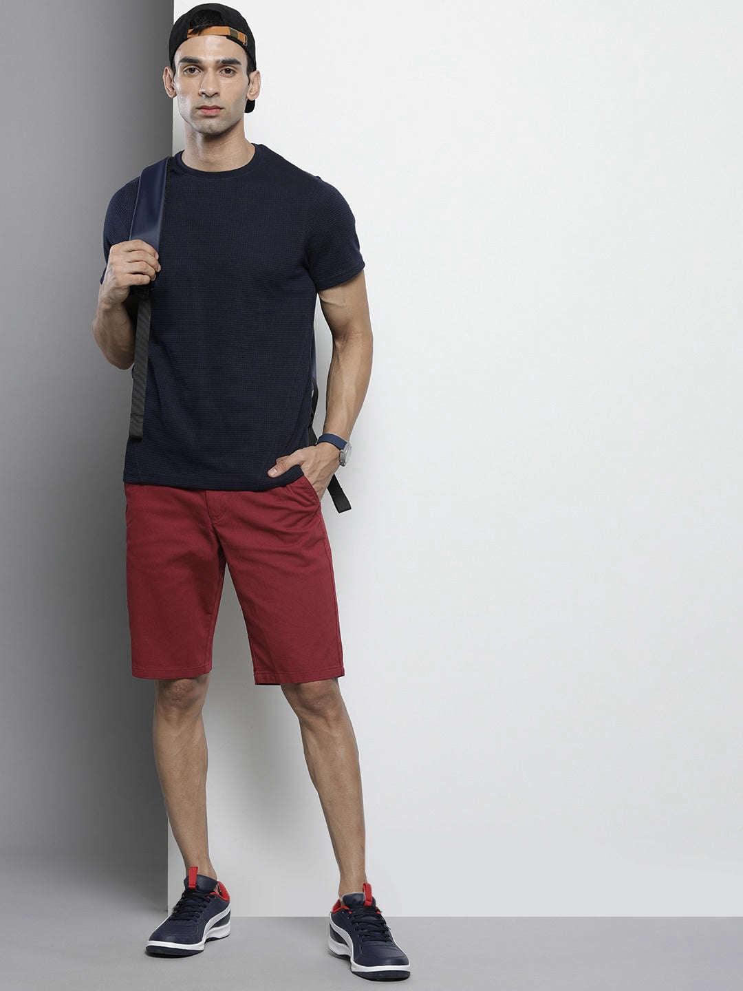 Men's Solid Chino Shorts