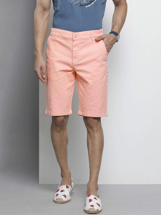 Men's Solid Chino Shorts