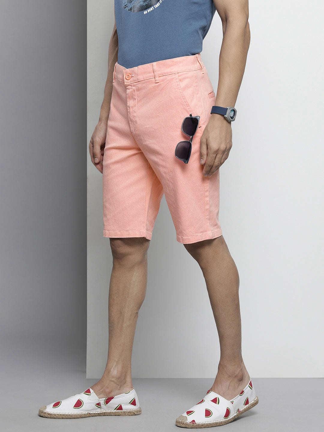 Men's Solid Chino Shorts