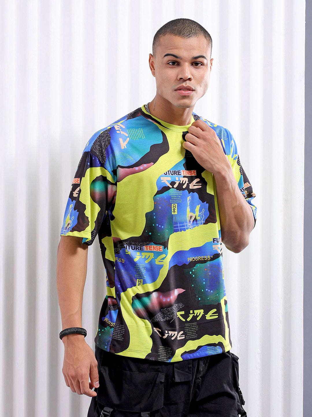 Men's Printed Oversized T-Shirt