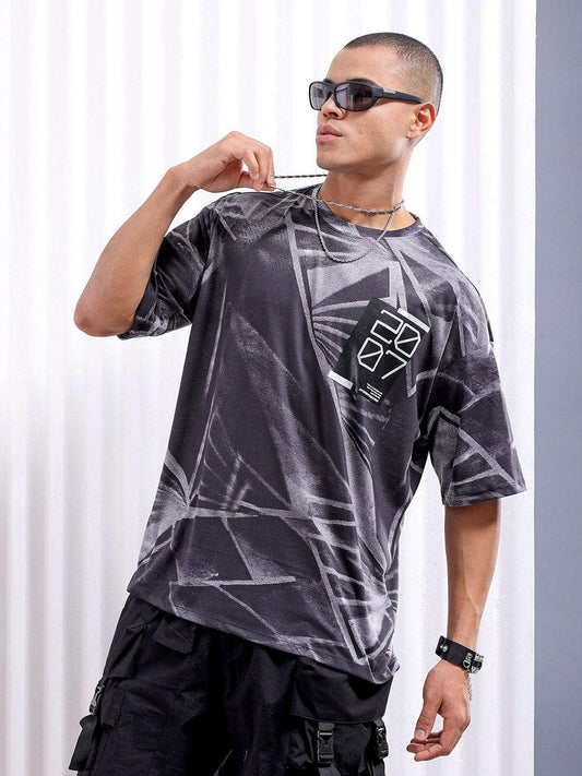 Men's Printed Oversized T-Shirt