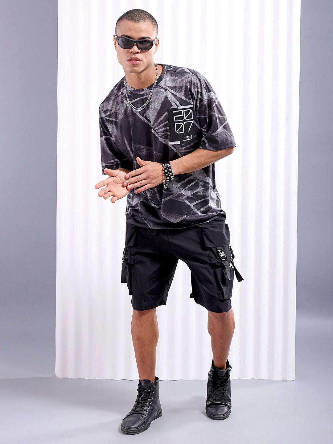 Men's Printed Oversized T-Shirt