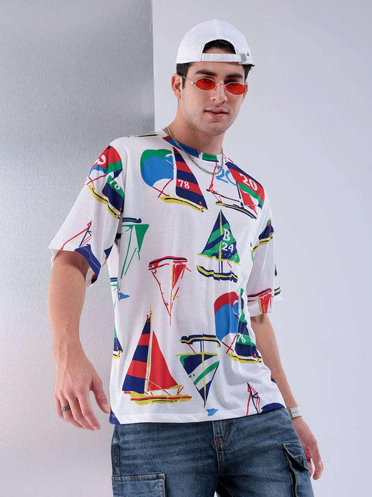 Men's Printed Oversized T-Shirt