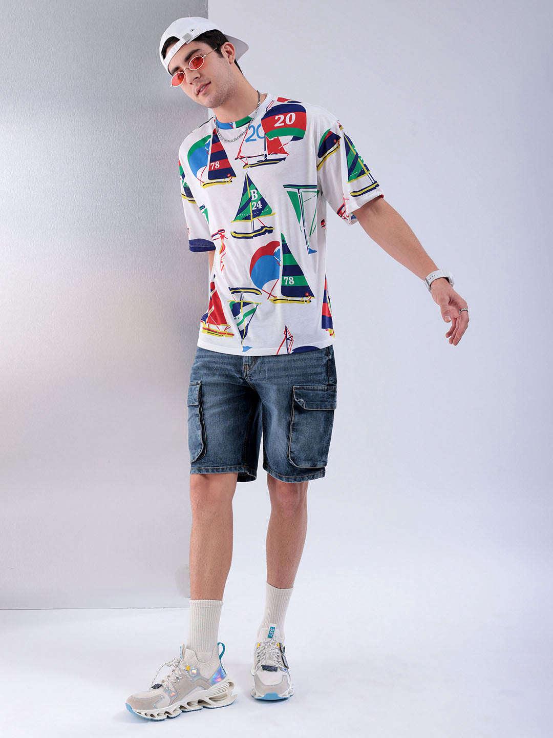 Men's Printed Oversized T-Shirt