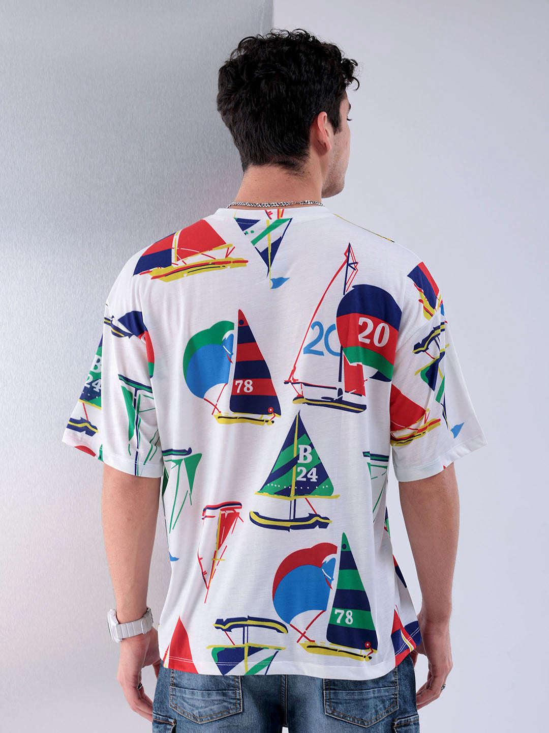 Men's Printed Oversized T-Shirt