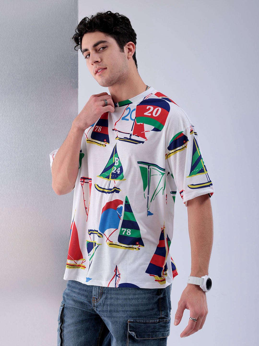 Men's Printed Oversized T-Shirt