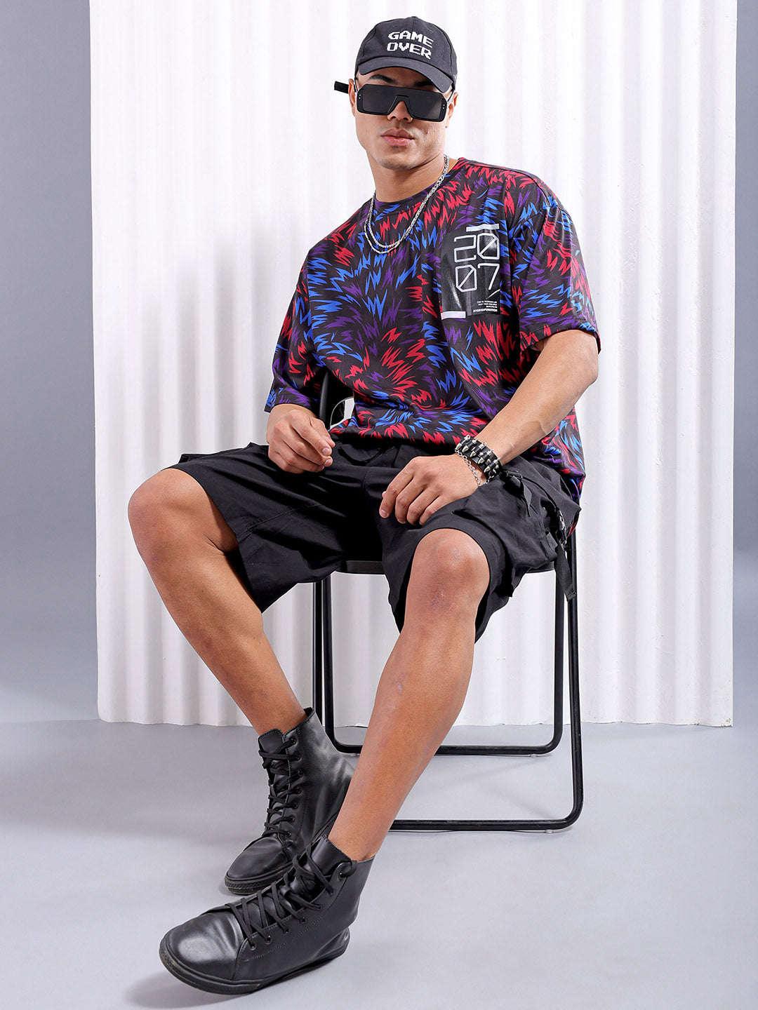 Men's Printed Oversized T-Shirt