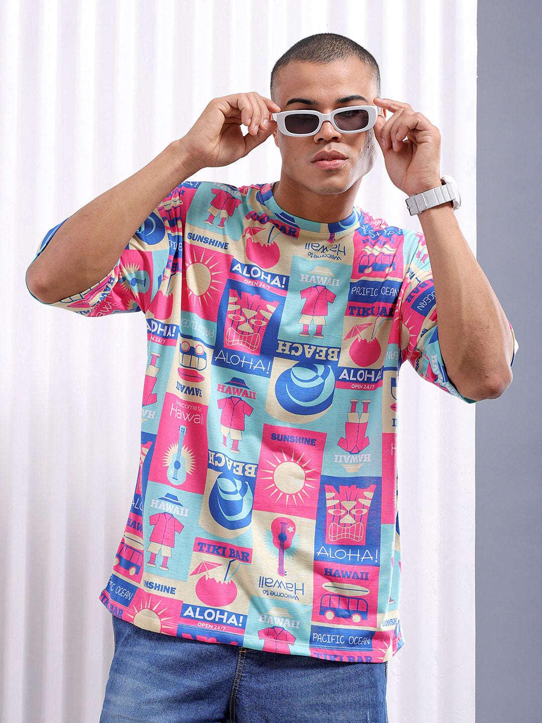 Men's Printed Oversized T-Shirt