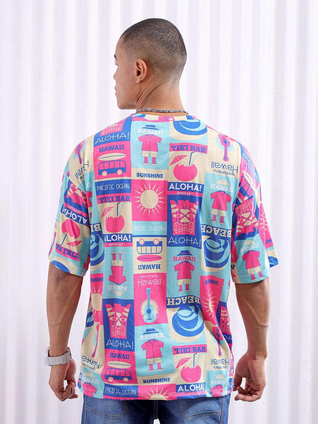 Men's Printed Oversized T-Shirt