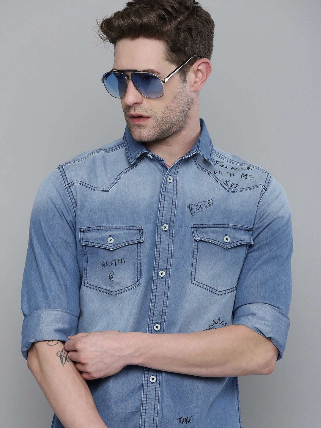 Men's Denim Shirt