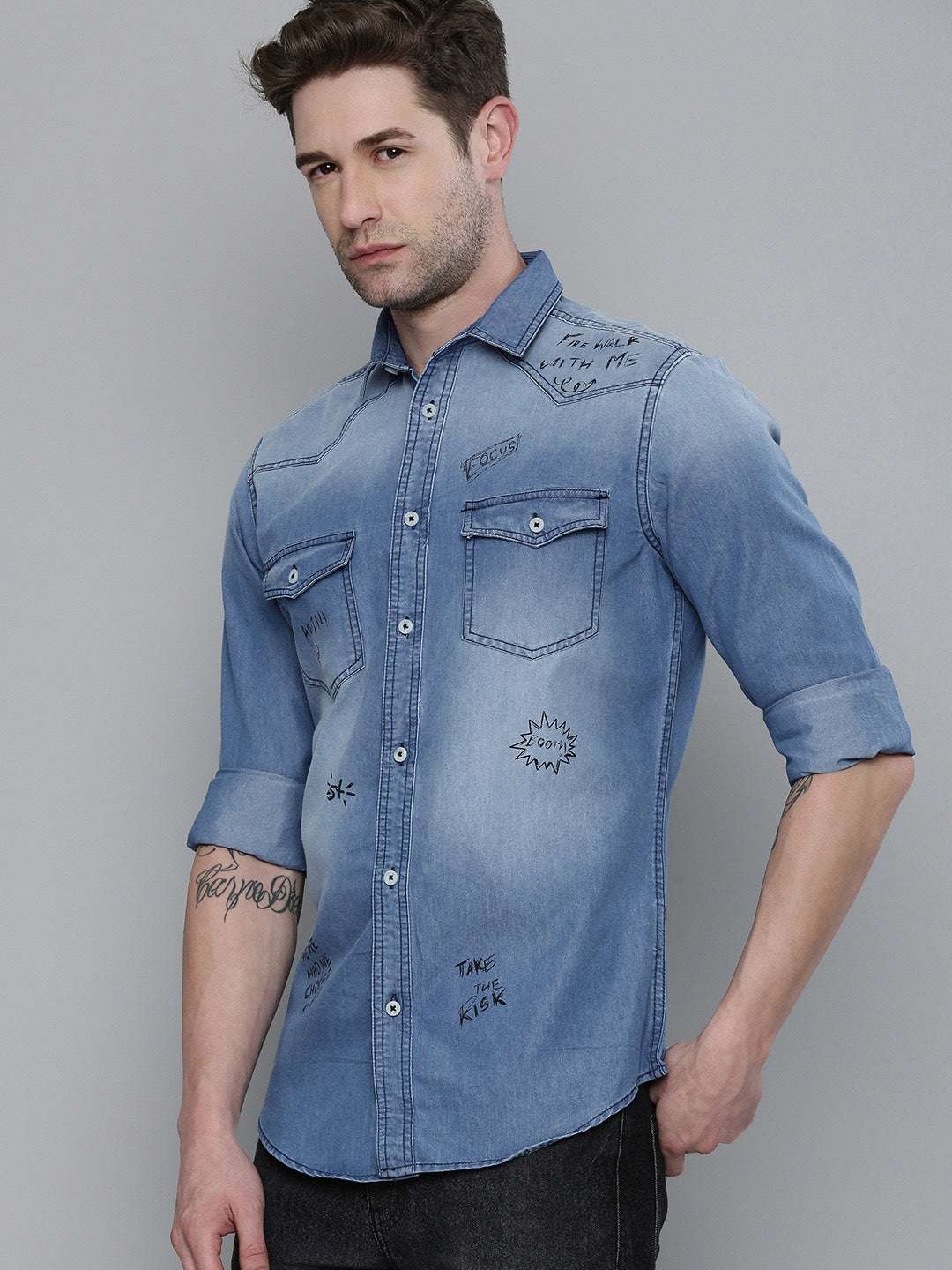 Men's Denim Shirt