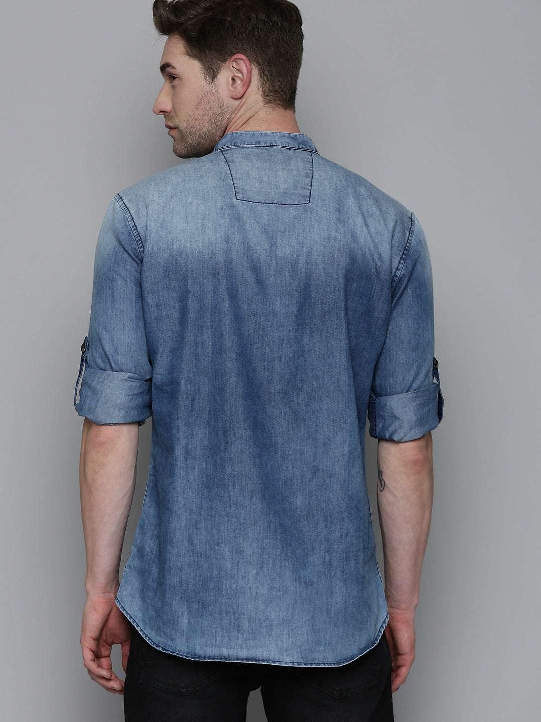 Men's Denim Kurta