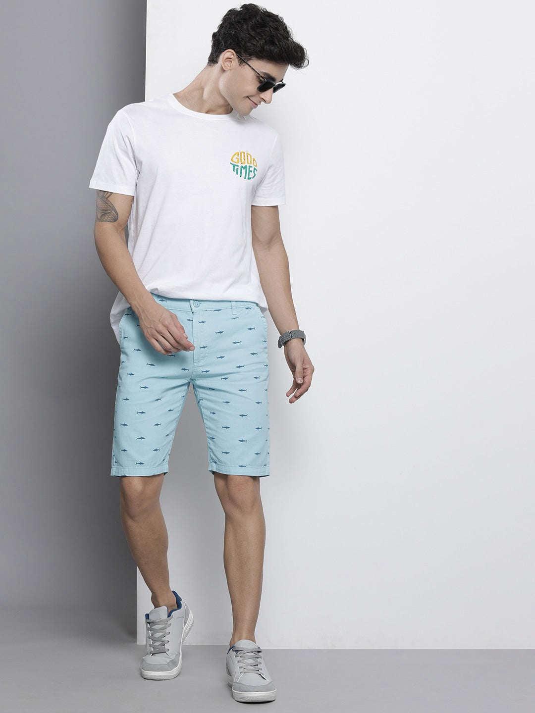 Men's Nautical Printed Shorts