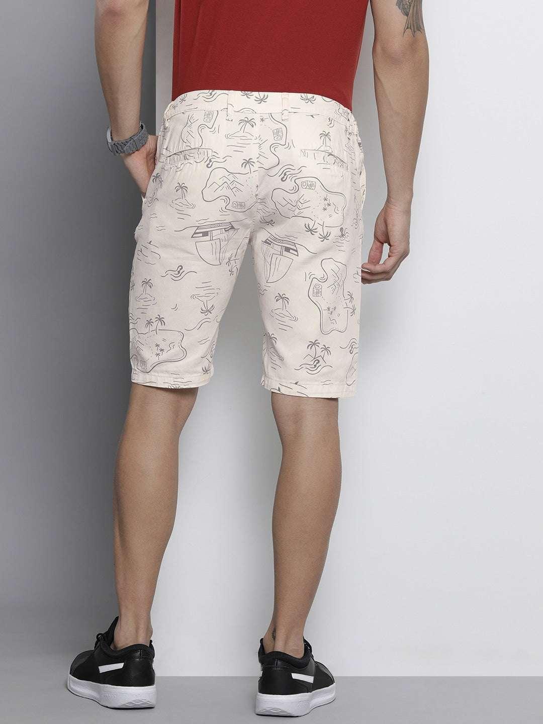 Men's Abstract Printed Shorts