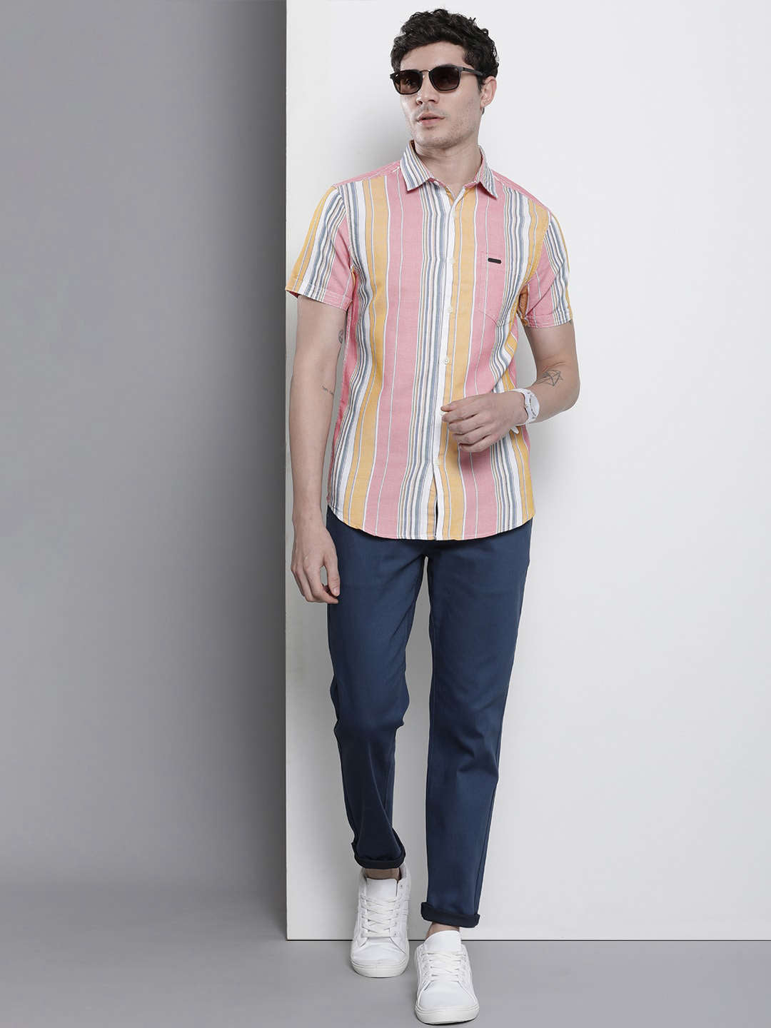 Men's Casual Striped Shirt