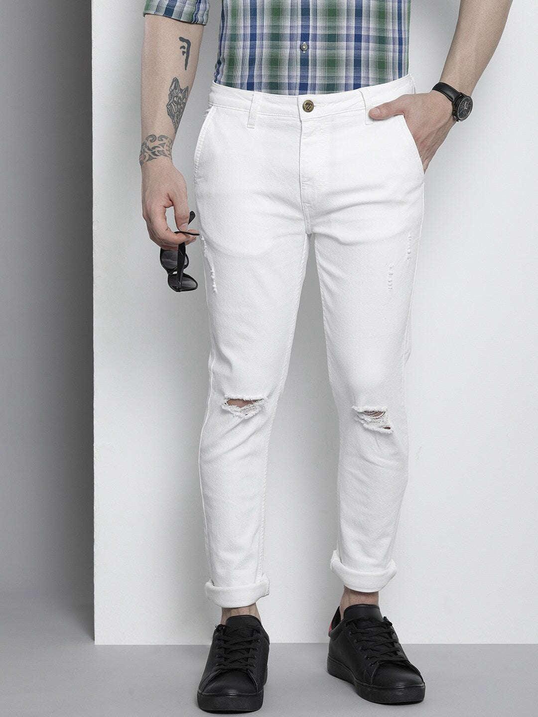 Men's Solid Jeans