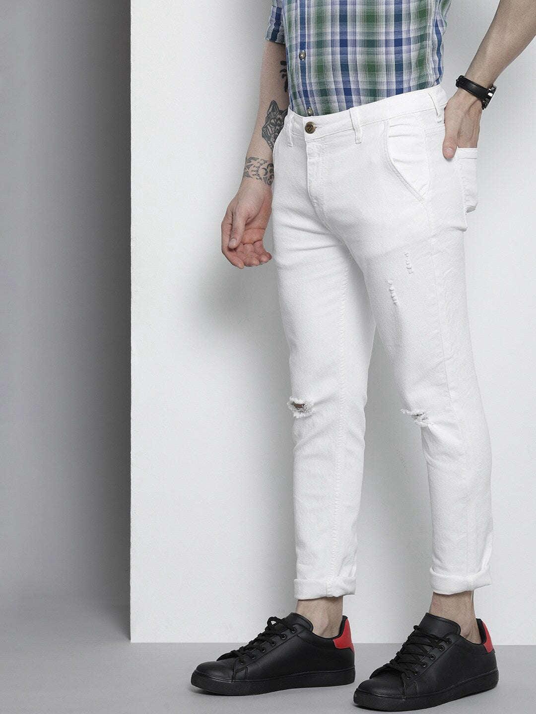 Men's Solid Jeans