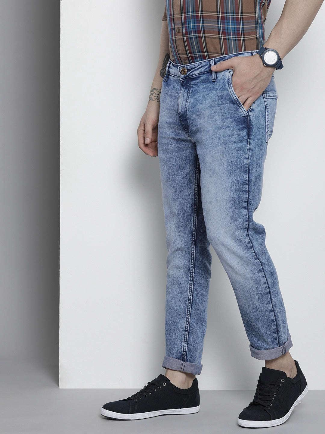 Men's Solid Jeans