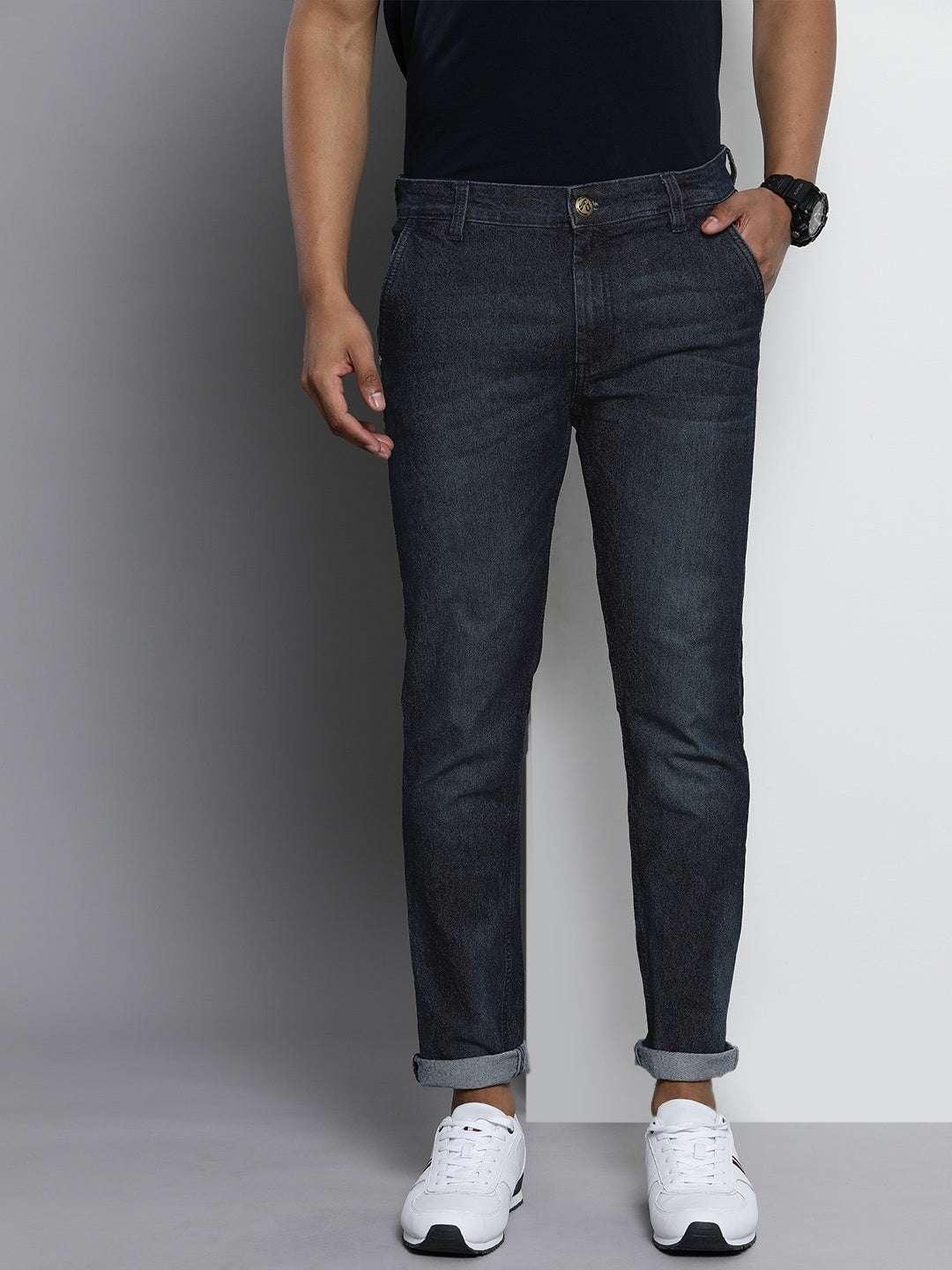 Men's Solid Jeans