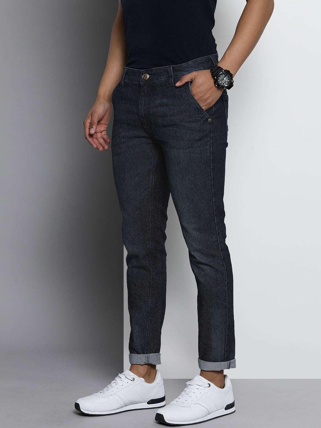 Men's Solid Jeans