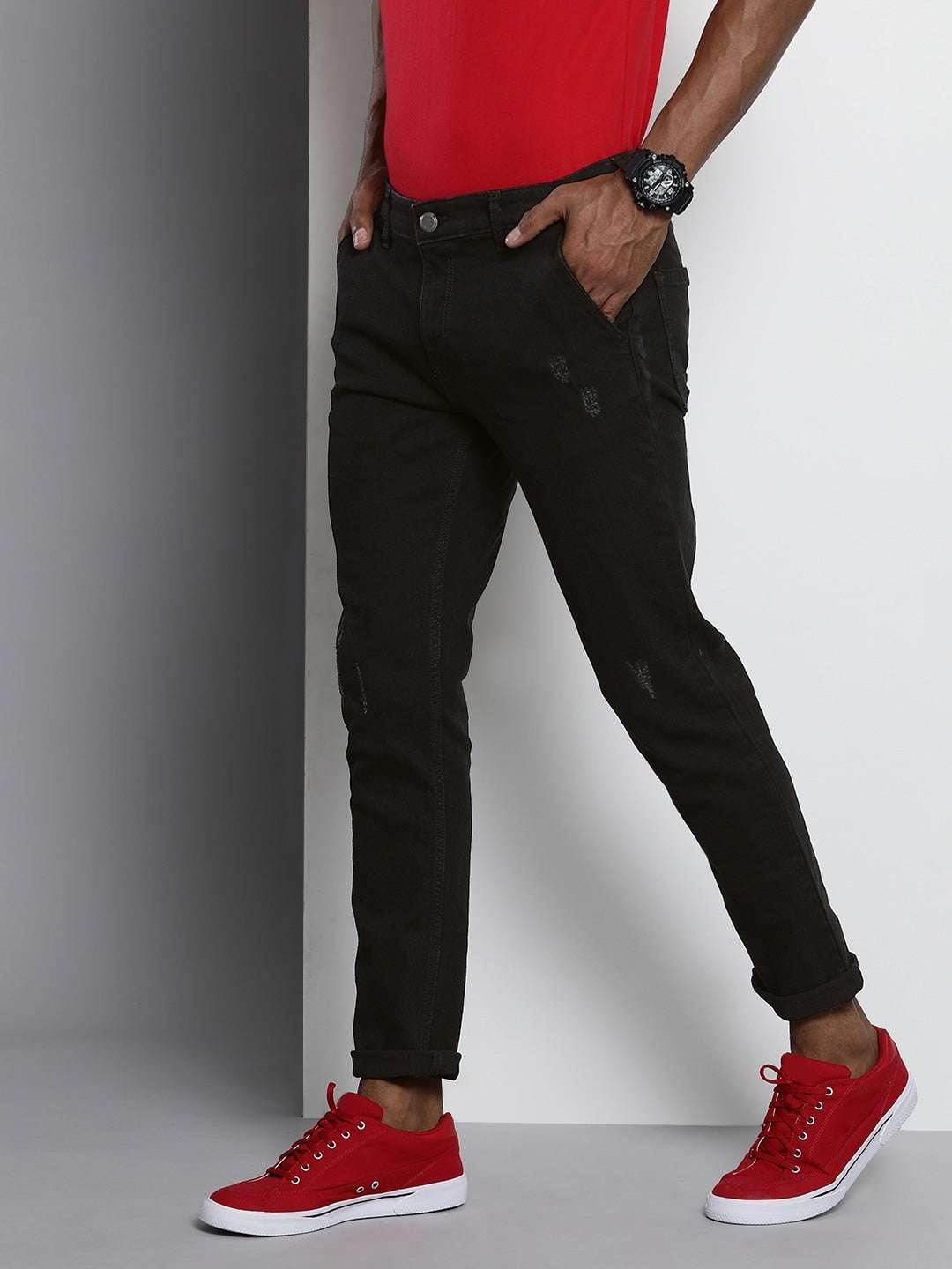 Men's Solid Jeans