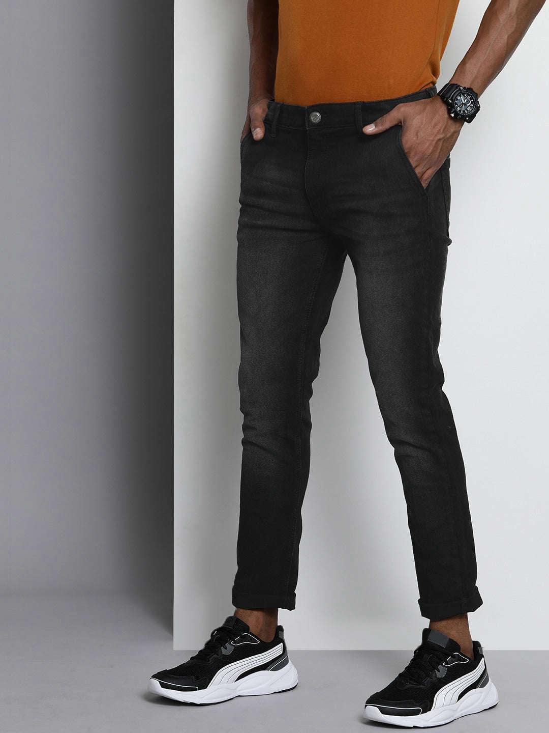 Men's Solid Jeans