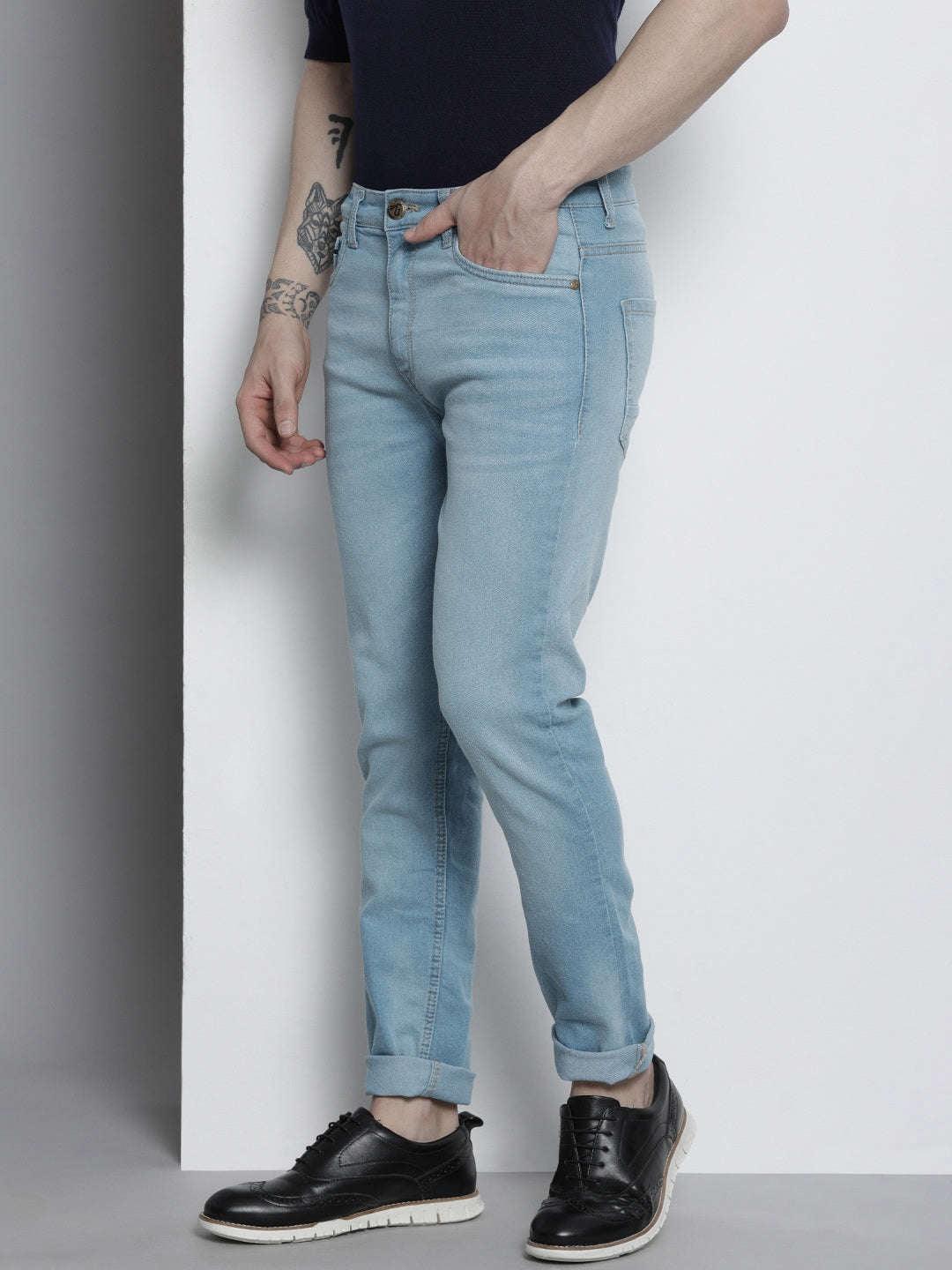 Men's Solid Jeans