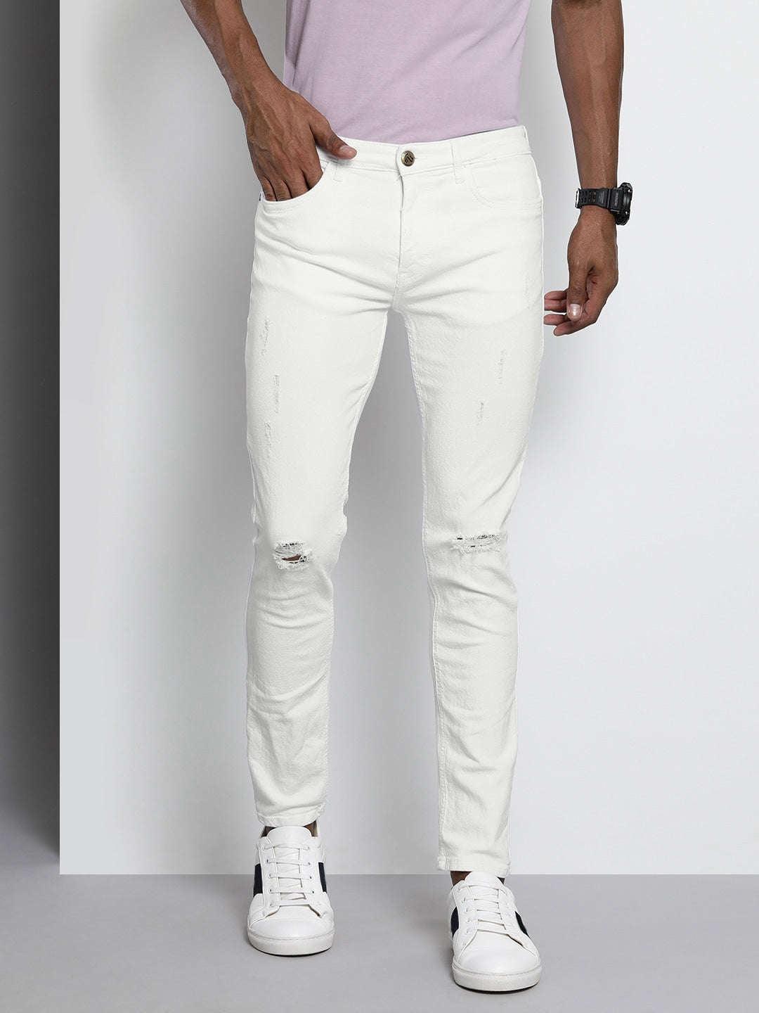 Men's Solid Jeans