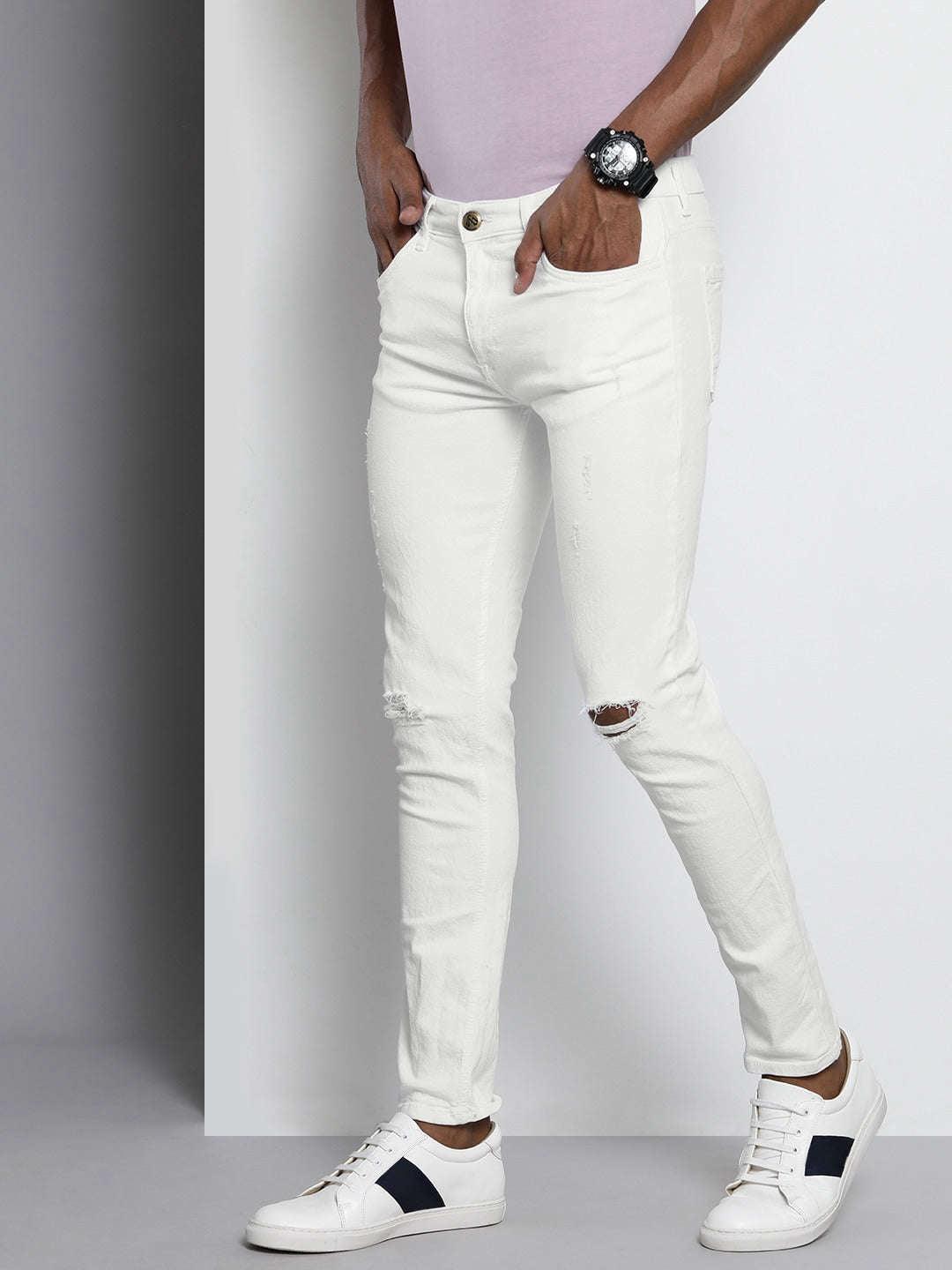 Men's Solid Jeans