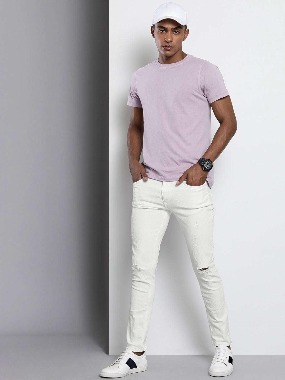 Men's Solid Jeans