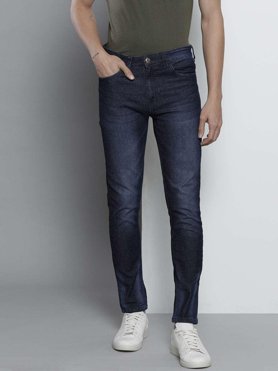 Men's Solid Jeans