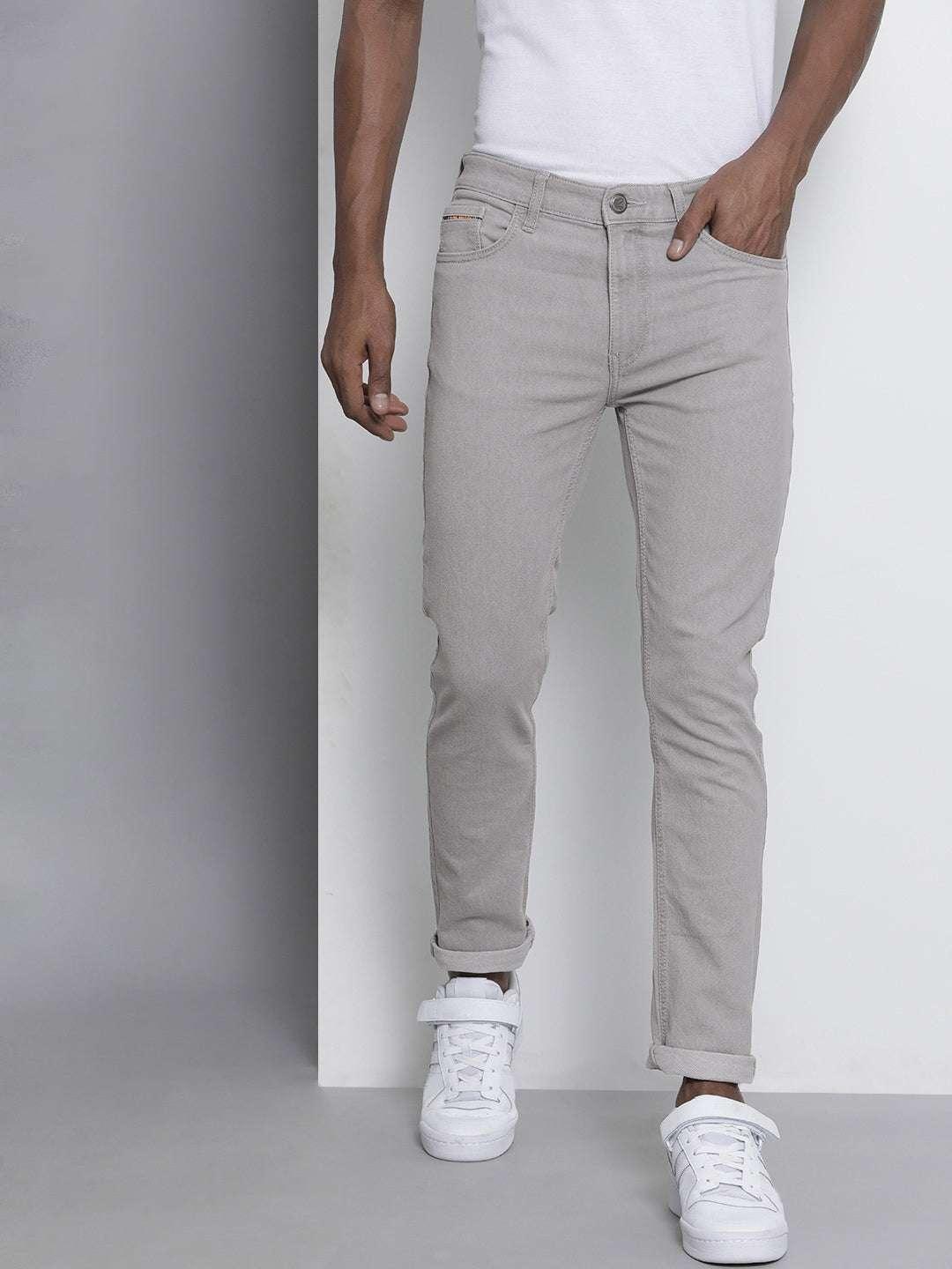 Men's Solid Jeans