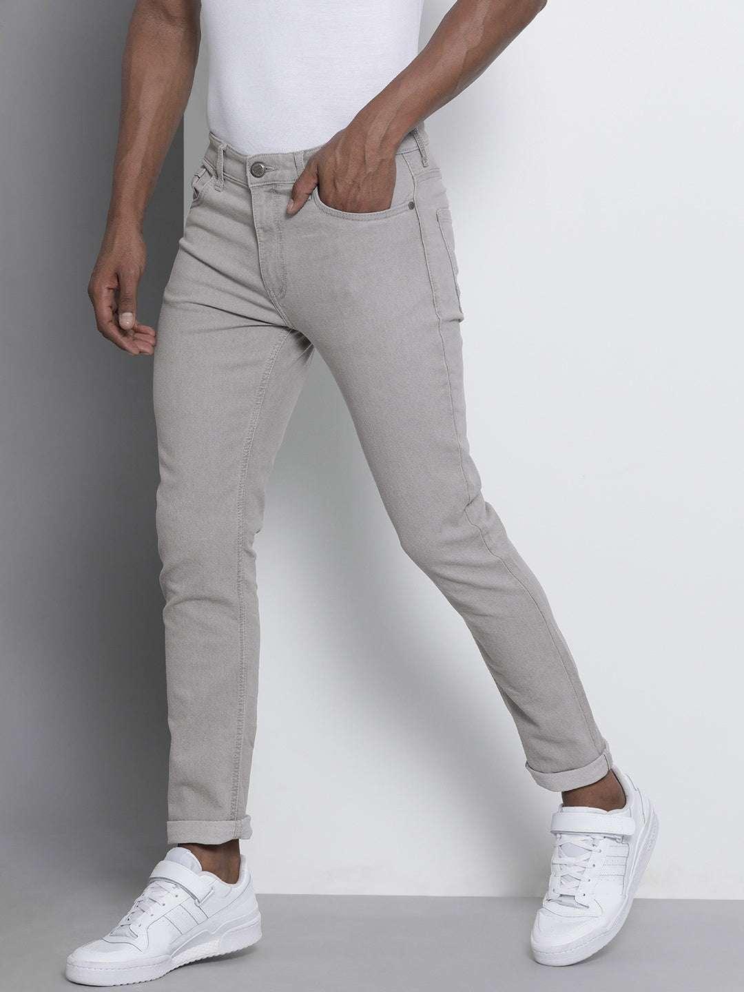 Men's Solid Jeans