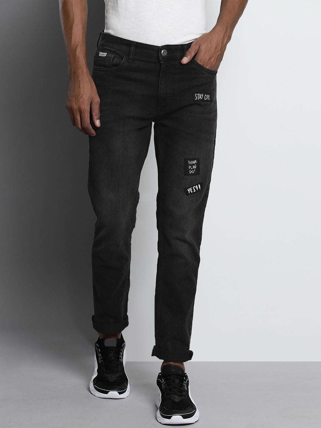 Men's Solid Jeans