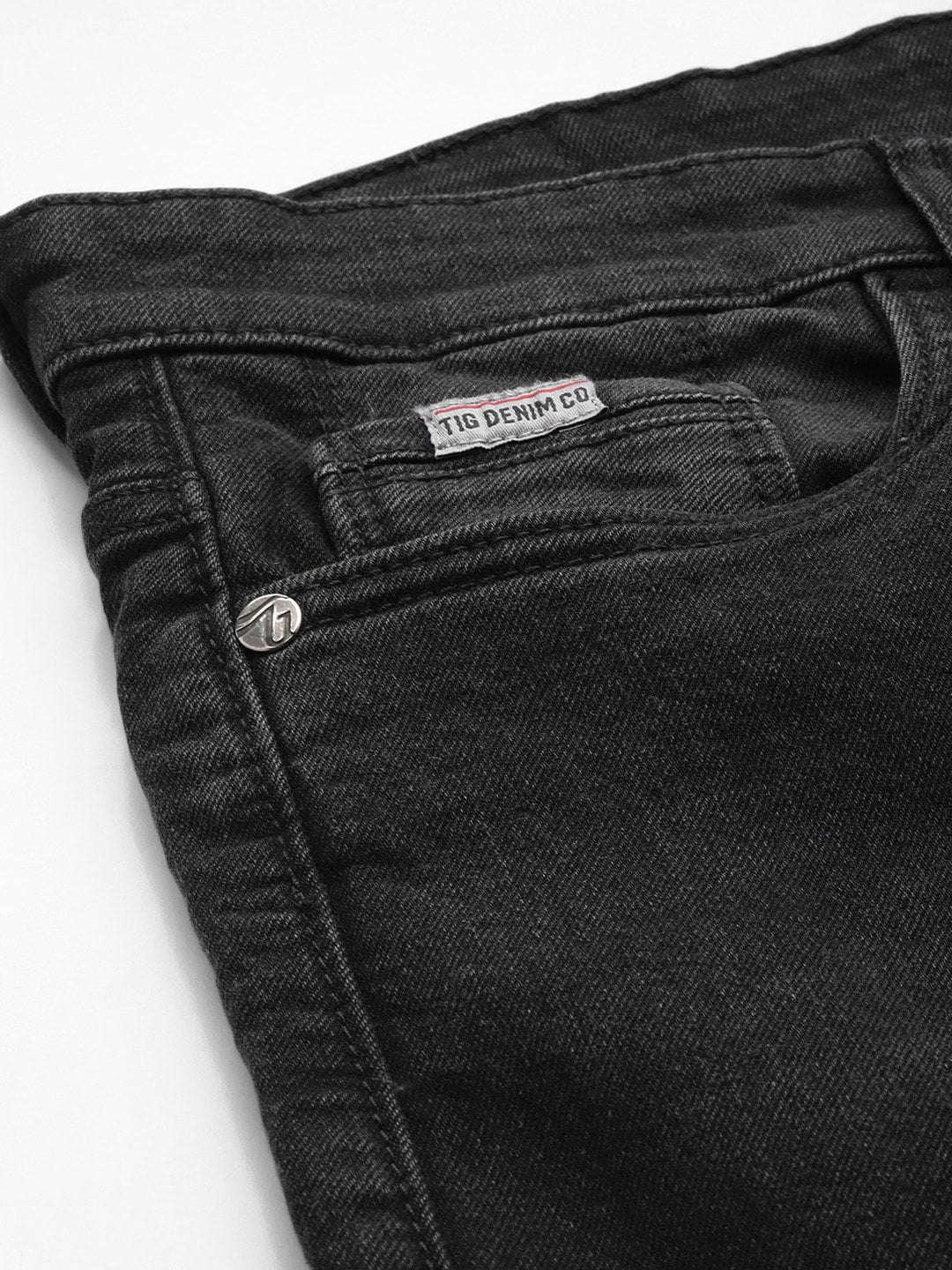 Men's Solid Jeans