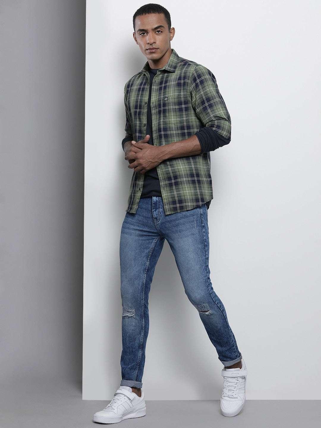 Men's Solid Jeans