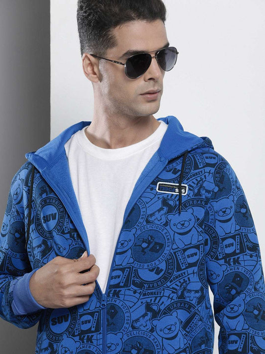 Men's Printed Regular Fit Sweatshirt