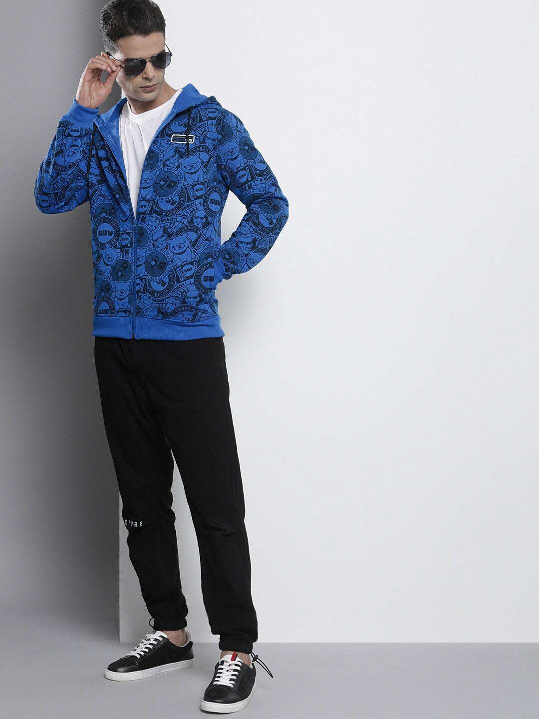 Men's Printed Regular Fit Sweatshirt