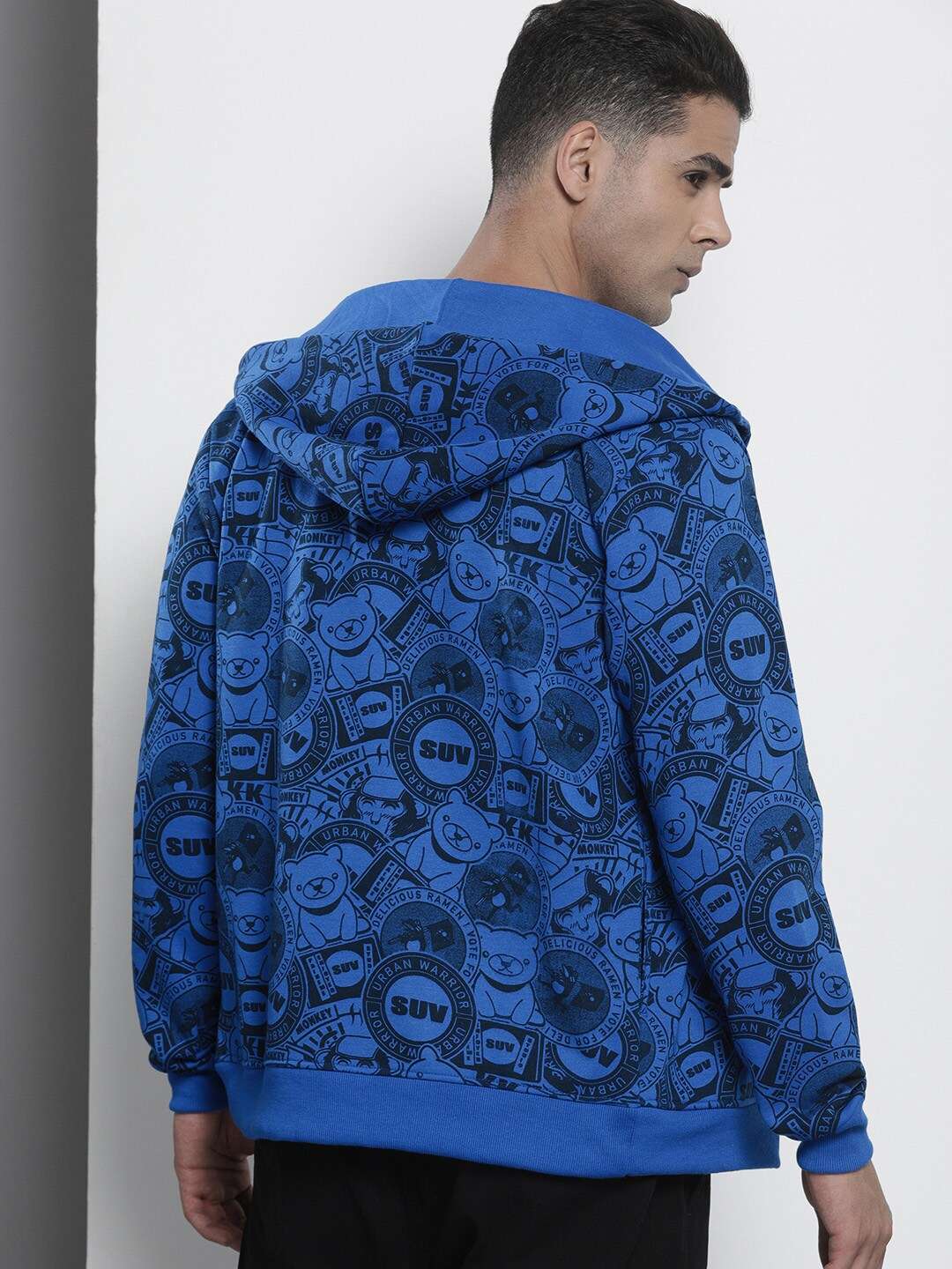 Men's Printed Regular Fit Sweatshirt