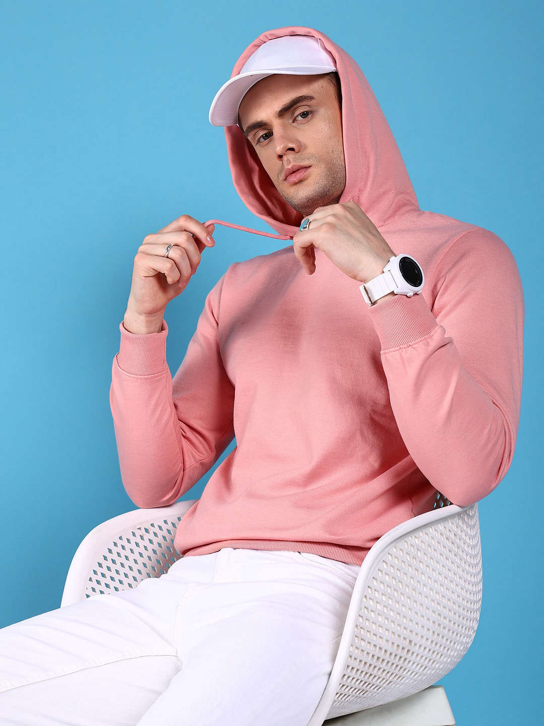 Men's Solid Regular Fit Sweatshirt